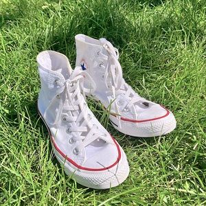 White High Top Converse